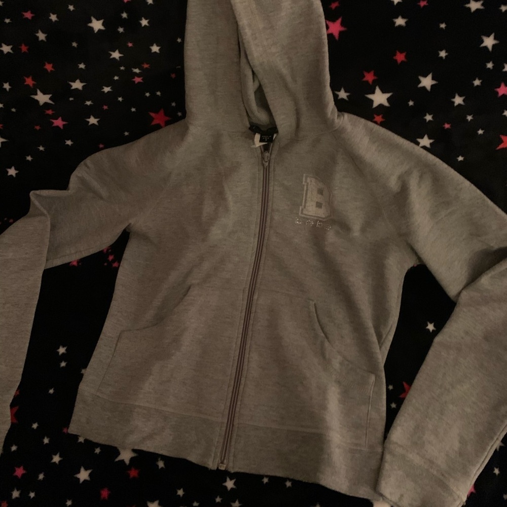 Bebe hoodie with Bebe studs